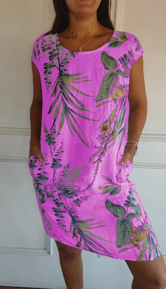 Lily™ Cotton and linen dress