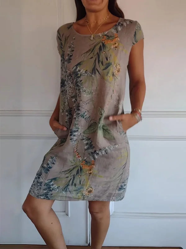 Lily™ Cotton and linen dress