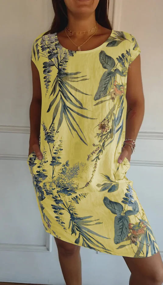 Lily™ Cotton and linen dress