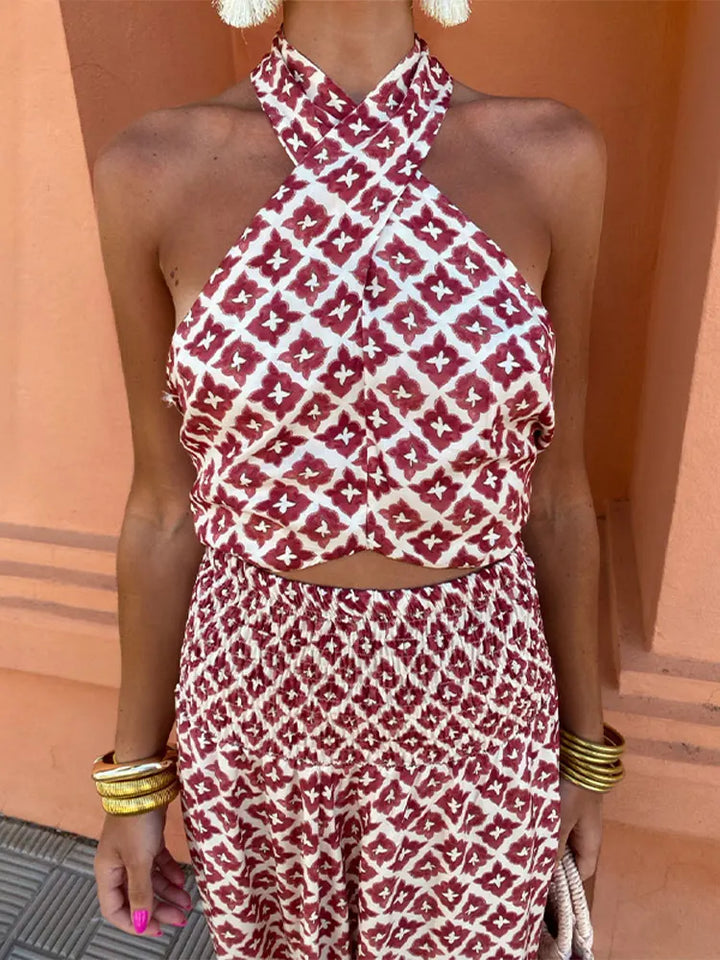 Edith™ | Elegant, off-the-shoulder midi dress with gathering