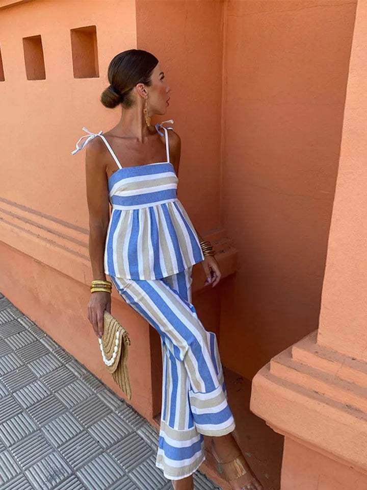 Hanna™ | Summer set with printed pants