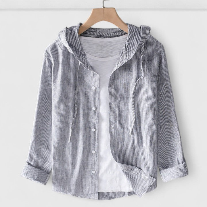 Rosa | Elegant Hooded Blouse