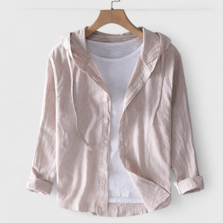 Rosa | Elegant Hooded Blouse
