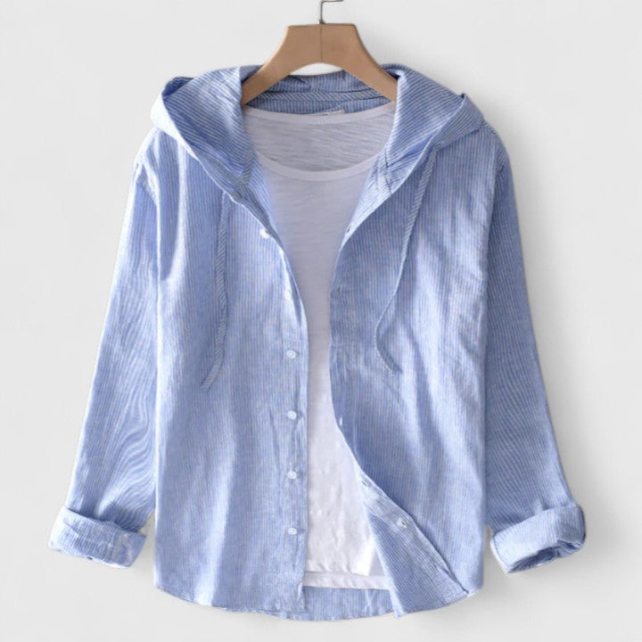 Rosa | Elegant Hooded Blouse