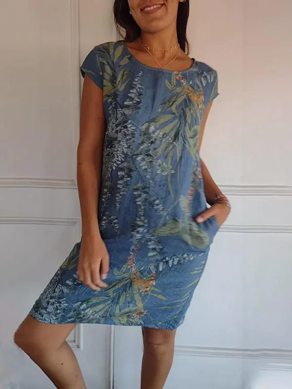 Lily™ Cotton and linen dress