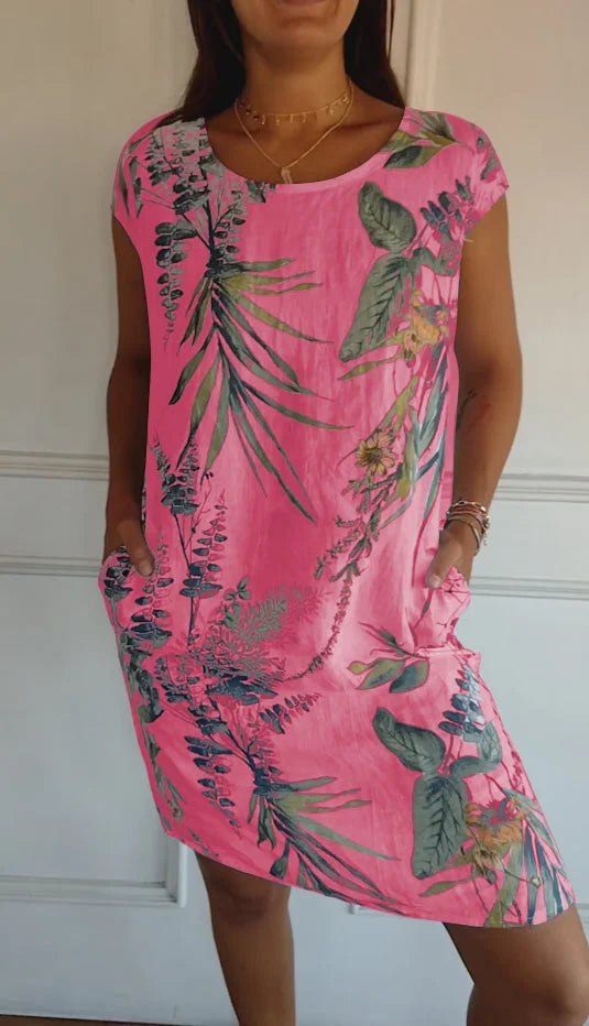 Lily™ Cotton and linen dress